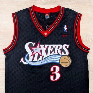 Nike Philadelphia 76ers Sixers Allen Iverson Jersey Medium NBA Basketball